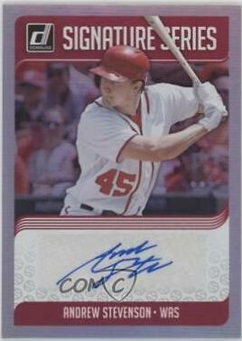 Andrew Stevenson #SS-AS Baseball Cards 2018 Panini Donruss Signature Series