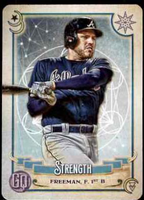 Freddie Freeman #14 Baseball Cards 2020 Topps Gypsy Queen Tarot of the Diamond