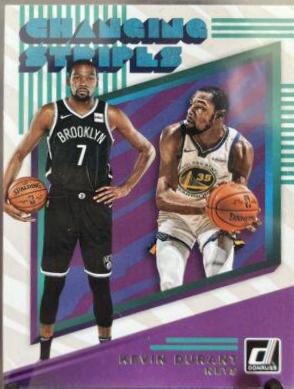 Kevin Durant #4 Basketball Cards 2019 Panini Donruss Changing Stripes