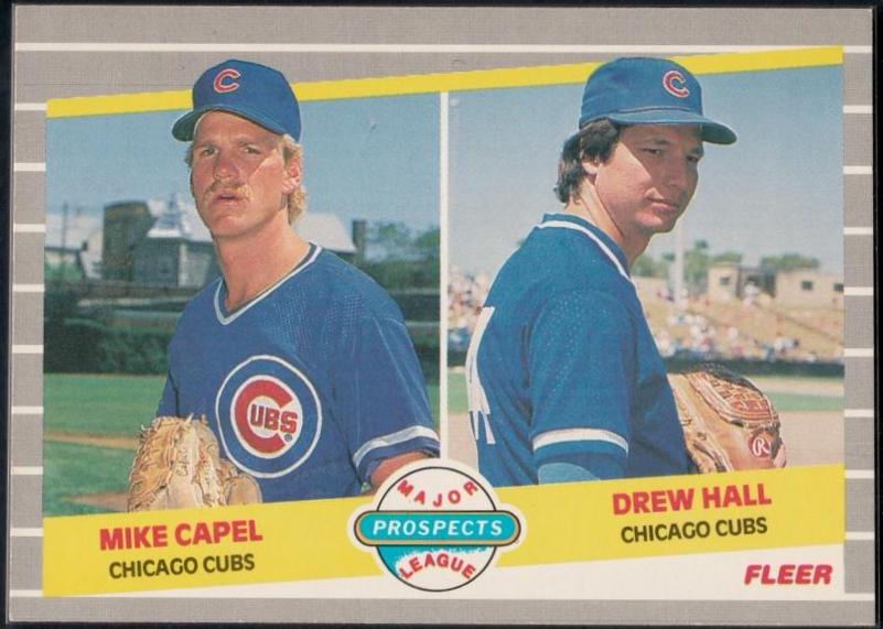 Mike Capel / Drew Hall #643 Baseball Cards 1989 Fleer