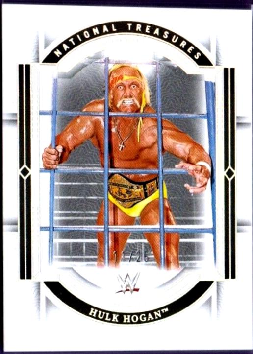 Hulk Hogan [Holo Silver] #25 Wrestling Cards 2024 Panini National Treasures WWE