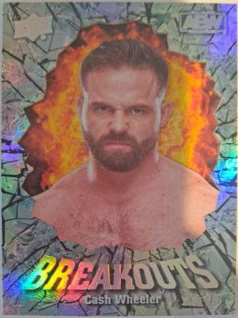 Cash Wheeler #BO-5 Wrestling Cards 2022 Upper Deck AEW Breakouts