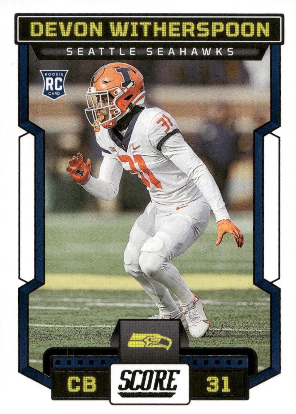 Devon Witherspoon #379 Football Cards 2023 Panini Score