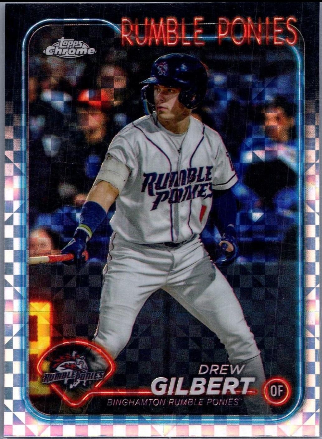 Drew Gilbert #PDC-114 Baseball Cards 2024 Topps Pro Debut Chrome Autograph