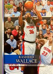 Rasheed Wallace #129 Basketball Cards 2007 Upper Deck First Edition Prices