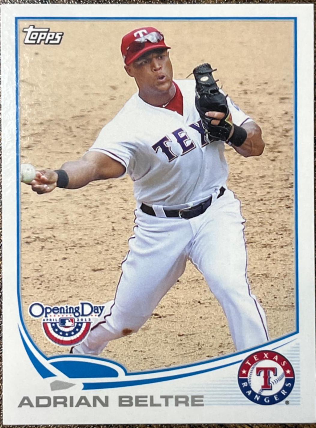 Adrian Beltre #7 Baseball Cards 2013 Topps Opening Day