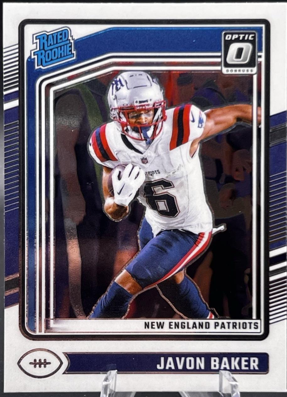 Javon Baker #245 Football Cards 2024 Panini Donruss Optic