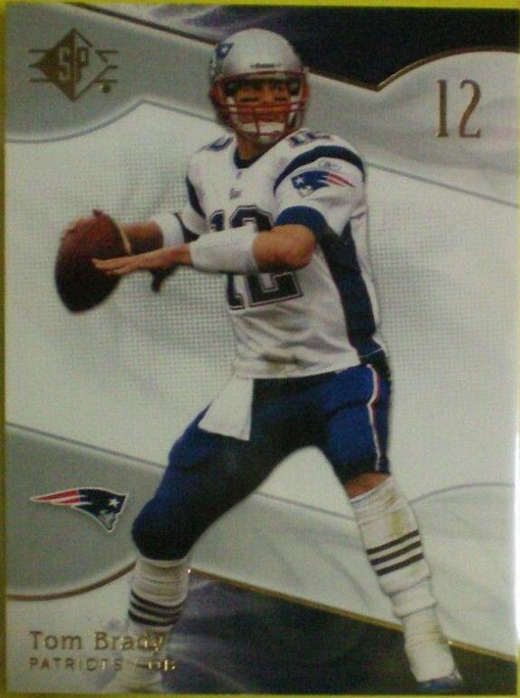 Tom Brady #42 Football Cards 2009 SP Authentic Retail