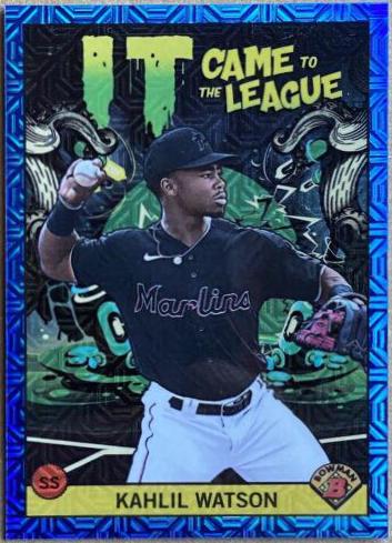 Kahlil Watson [Blue Refractor Mega Box Mojo] #ICFL-4