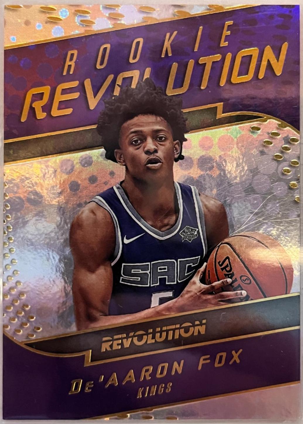 De'Aaron Fox #13 2017-18 Panini Revolution Basketball Rookie Revolution