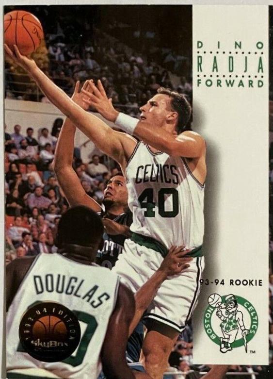 Dino Radja #198 Basketball Cards 1993 Skybox Premium