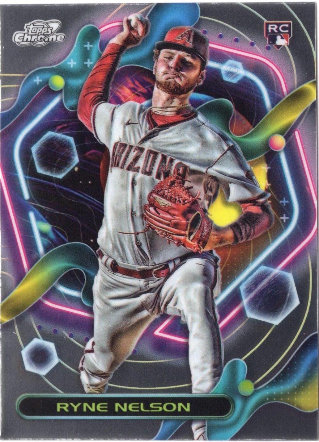 Ryne Nelson #3 Baseball Cards 2023 Topps Cosmic Chrome