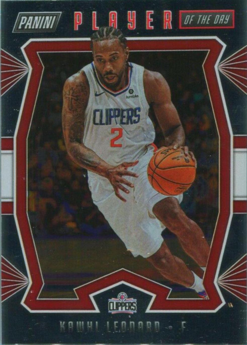 Kawhi Leonard #12 2019 Panini NBA Player Of The Day