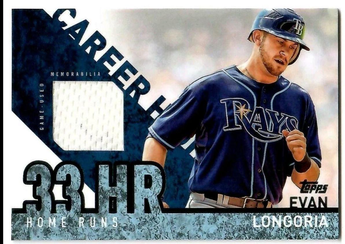 Evan Longoria #CRH-EL Baseball Cards 2015 Topps Career High Relics