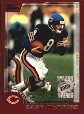 Cade McNown #9 Football Cards 2000 Topps Season Opener