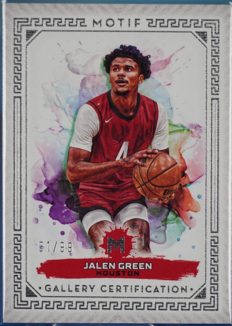 Jalen Green #45 Basketball Cards 2023 Topps Motif