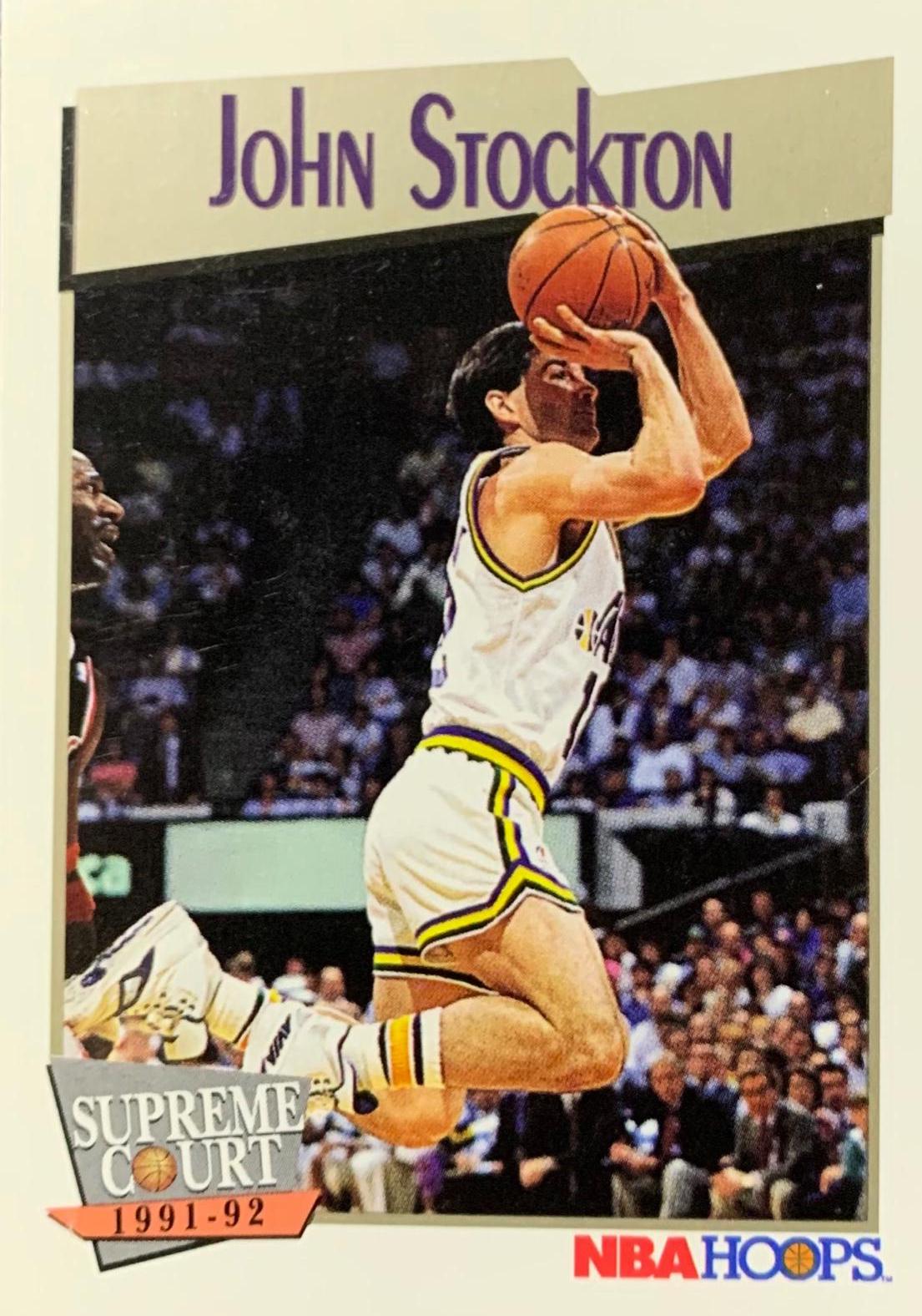 John Stockton #500 Basketball Cards 1991 Hoops