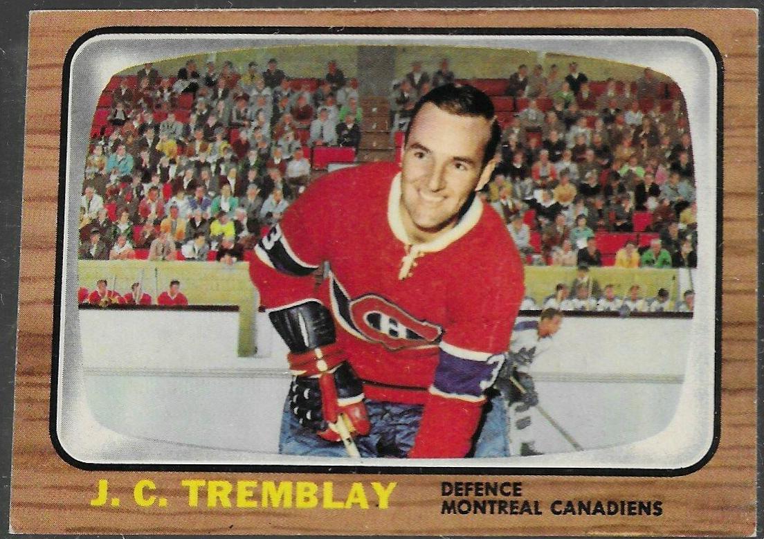 J. C. Tremblay #5 Hockey Cards 1966 Topps