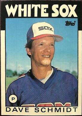 1986 Topps Traded Tiffany Dave Schmidt #99T card