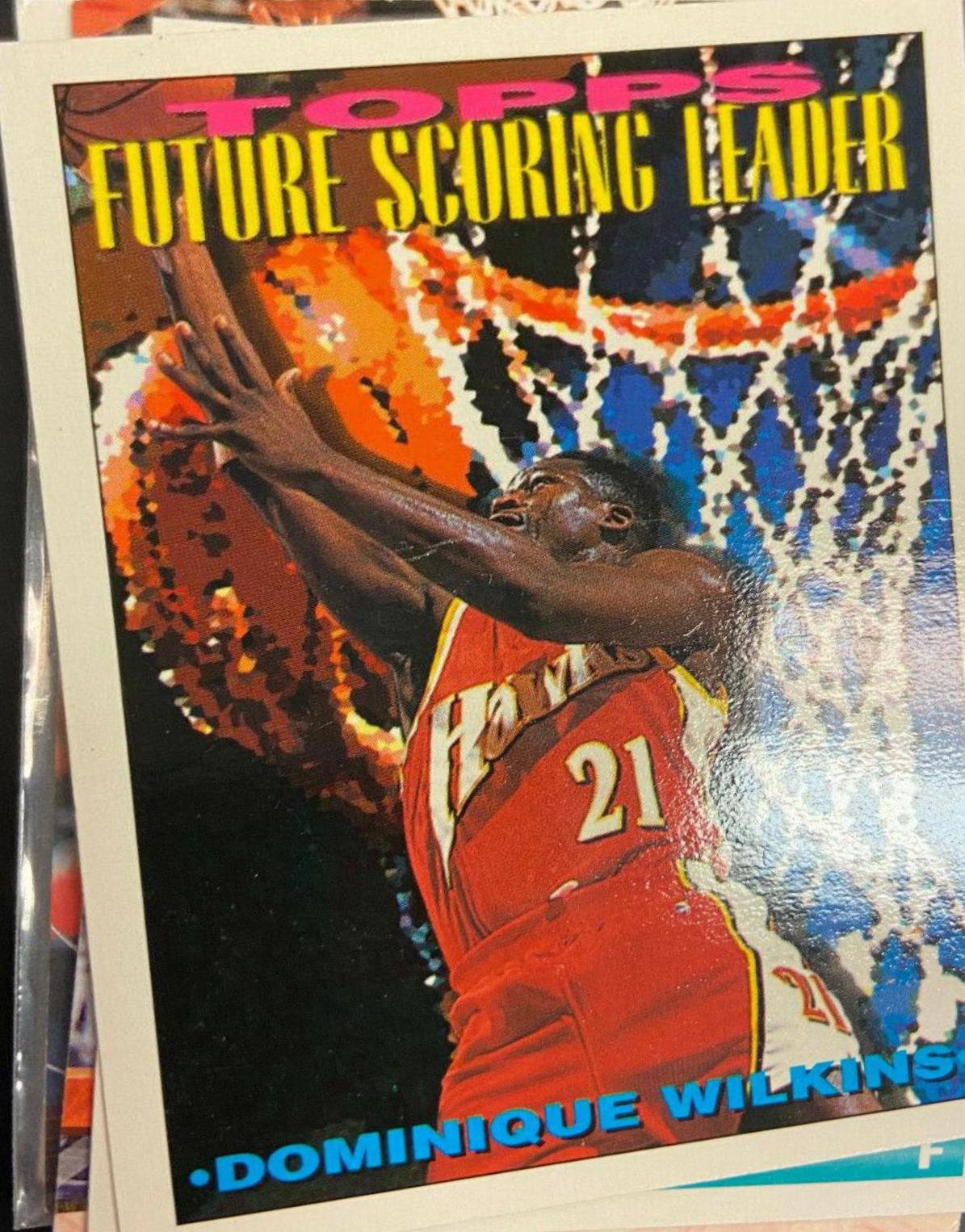 Dominique Wilkins #392 Basketball Cards 1993 Topps