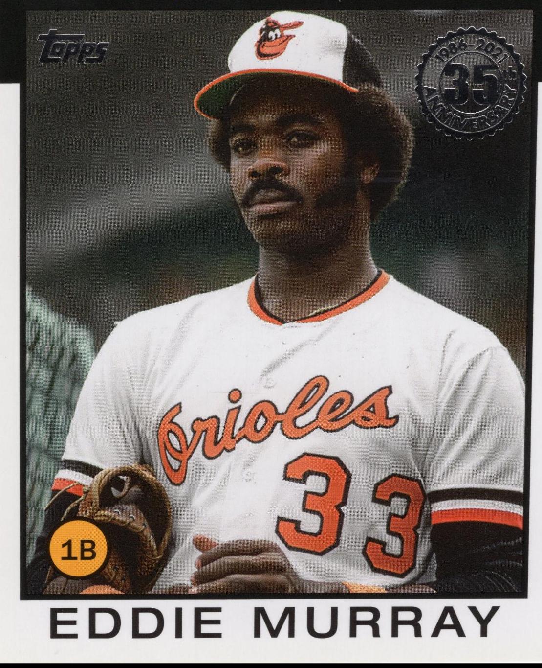 Eddie Murray #86B-23 2021 Topps 1986 35th Anniversary Baseball