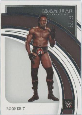 Booker T #10 Wrestling Cards 2022 Panini Immaculate WWE