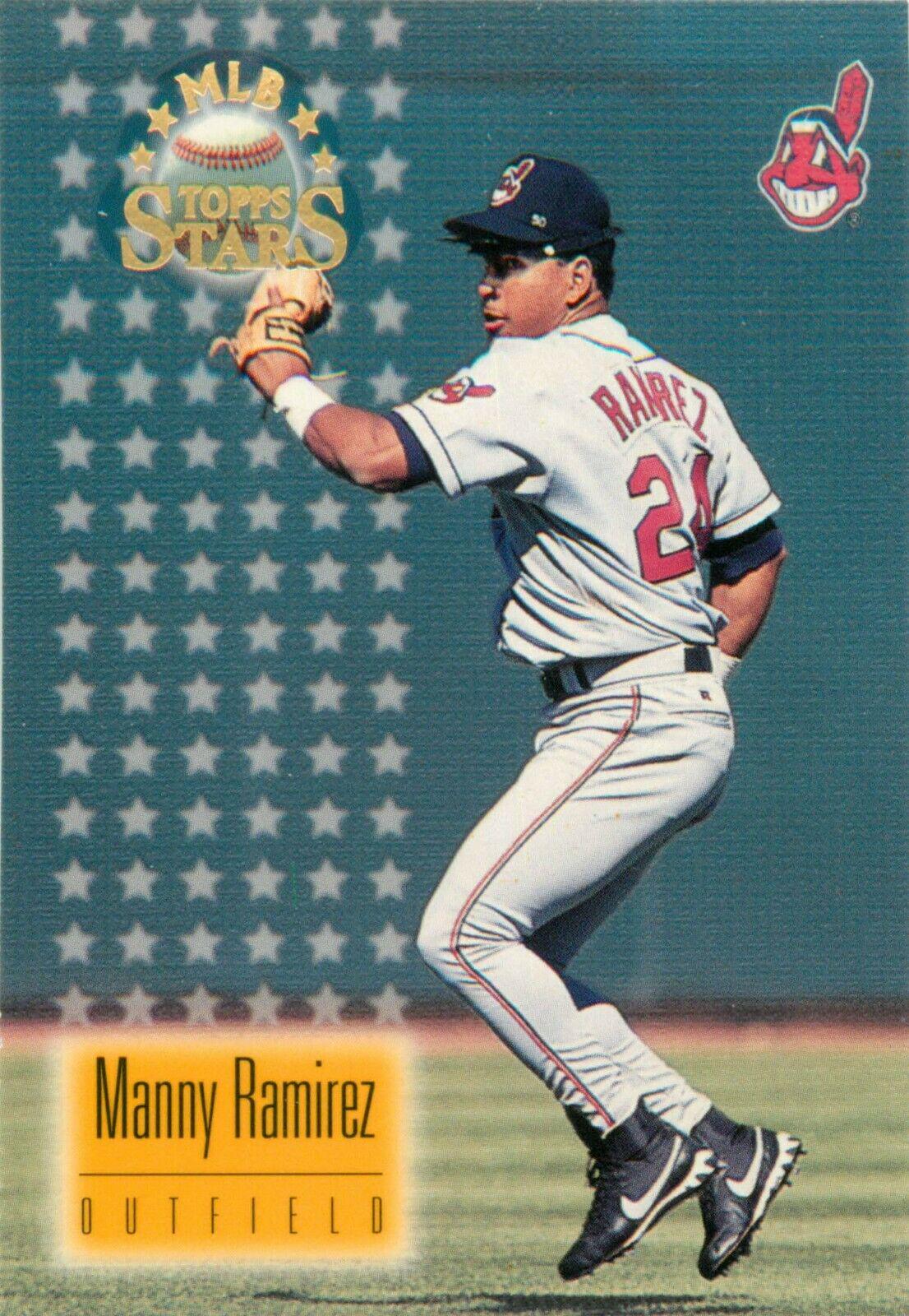 Manny Ramirez #35 Baseball Cards 1997 Topps Stars