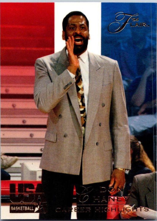 Don Chaney - Coach #1 Basketball Cards 1994 Flair USA