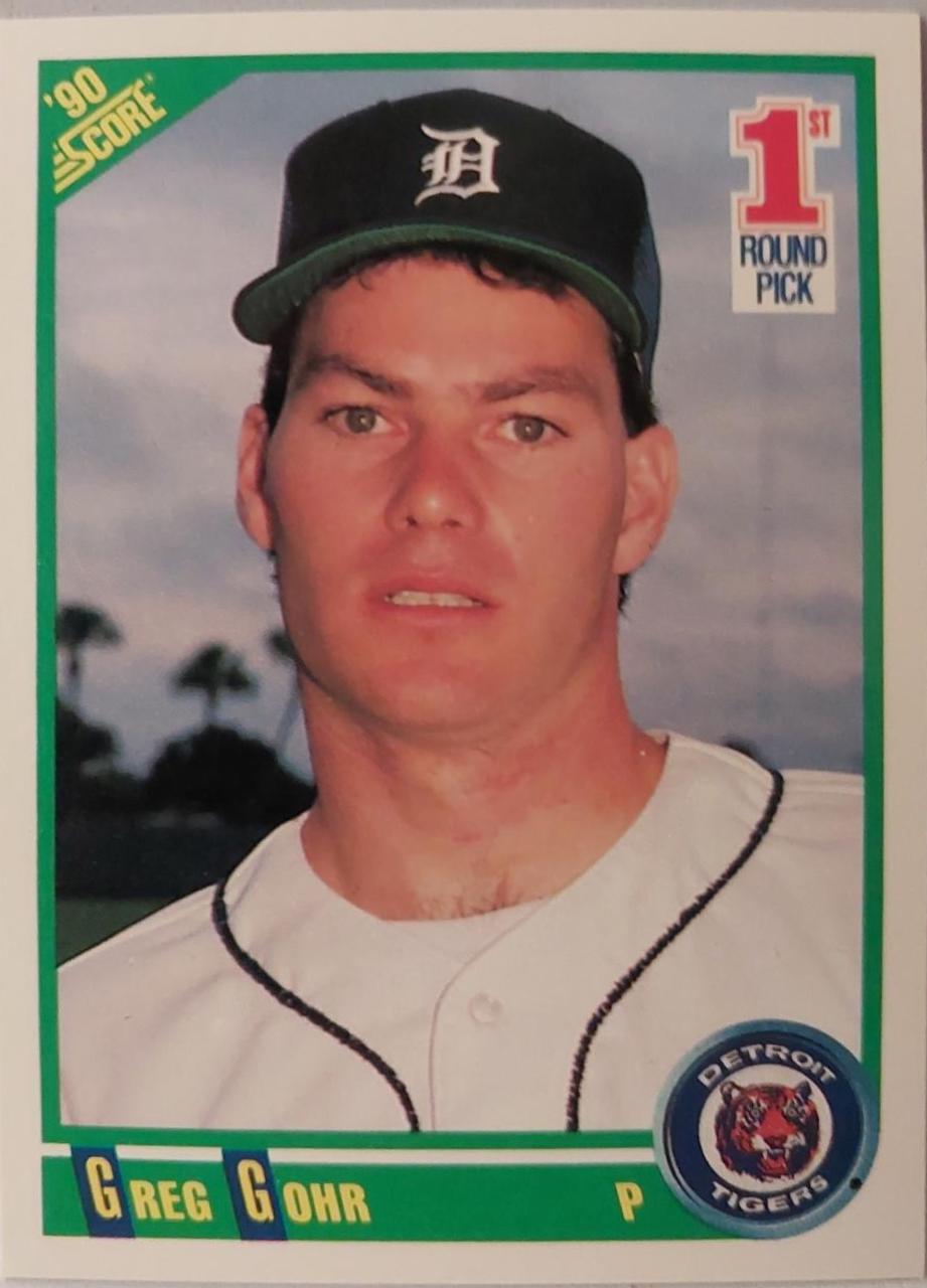 Greg Gohr #679 Baseball Cards 1990 Score
