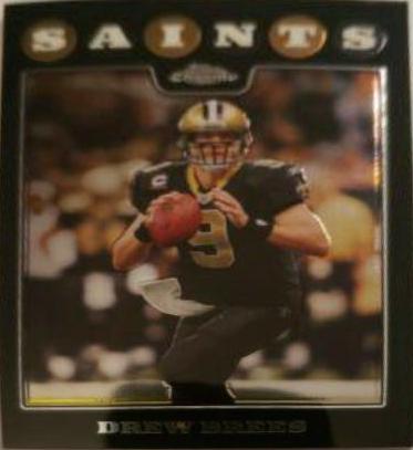 Drew Brees #TC1 Football Cards 2008 Topps Chrome