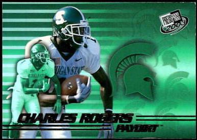 Charles Rogers #PD7 Football Cards 2003 Press Pass Paydirt