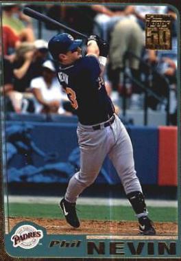 Phil Nevin #9 Baseball Cards 2001 Topps Gold