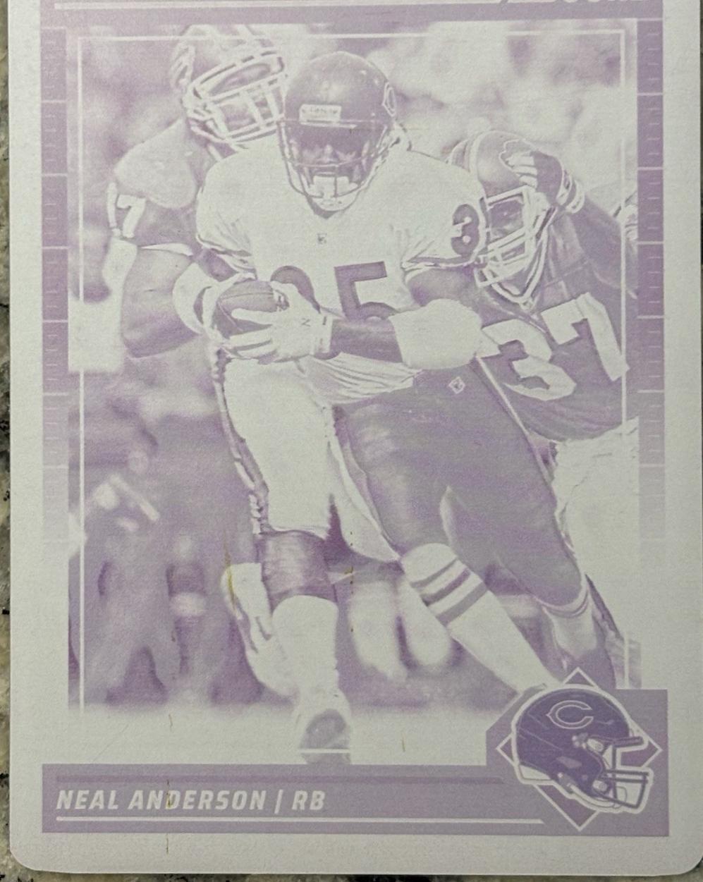 Neal Anderson [Printing Plate] #53