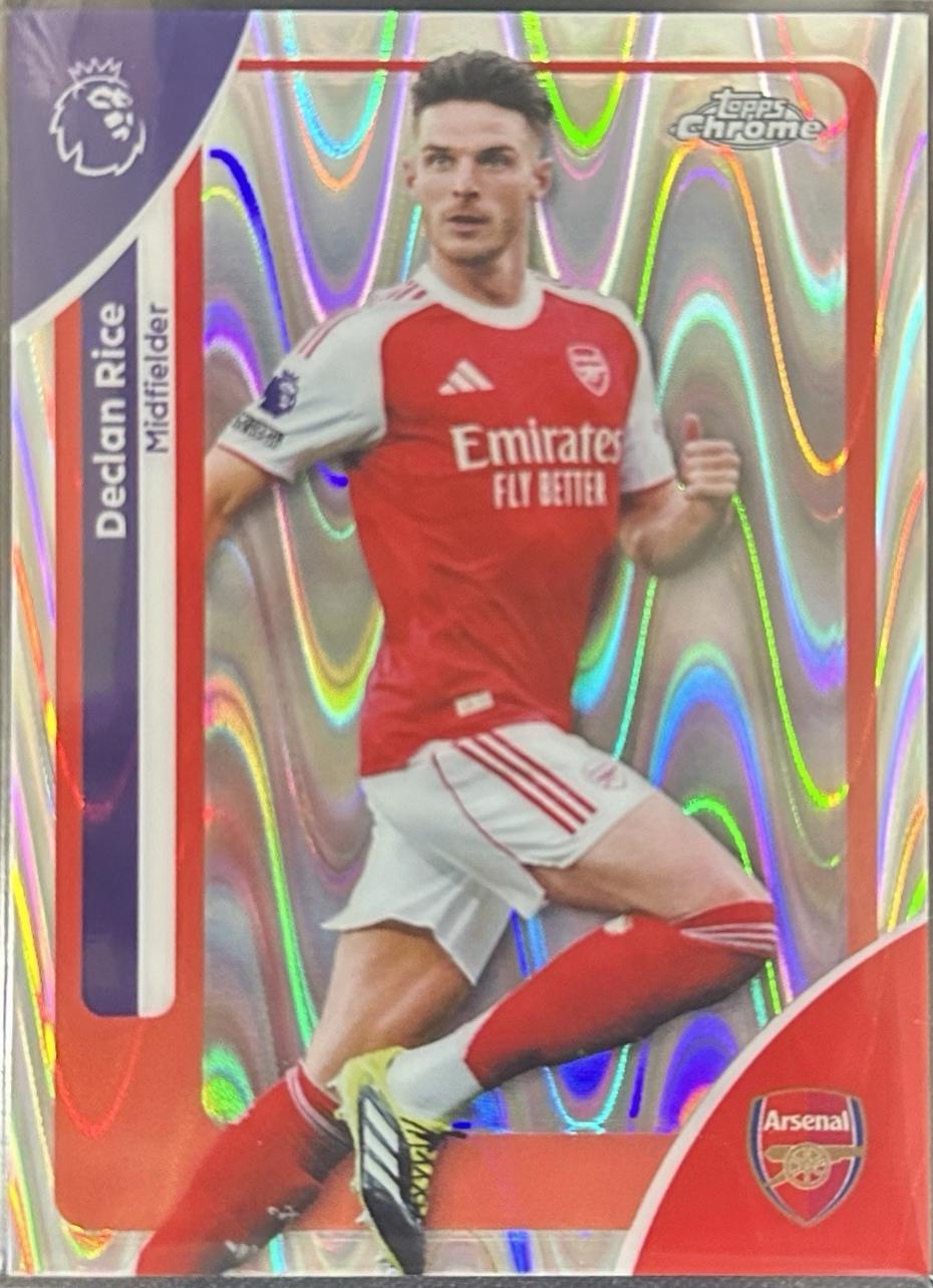 Declan Rice [Prism Refractor] #14 Prices | 2026 Topps Chrome Premier ...
