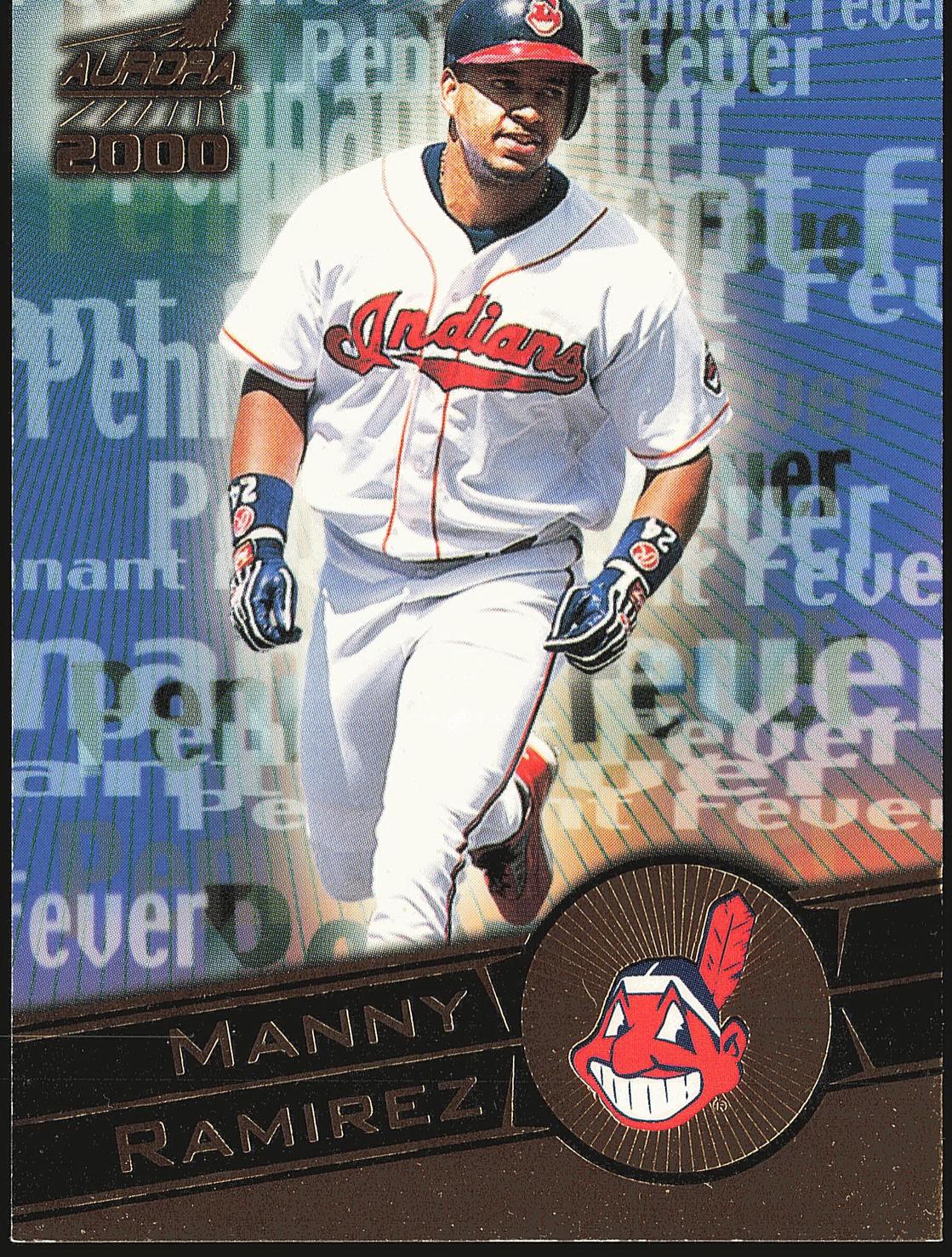 Manny Ramirez #8 Baseball Cards 2000 Pacific Aurora Pennant Fever