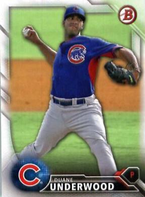 Duane Underwood #BP101 Baseball Cards 2016 Bowman Prospects