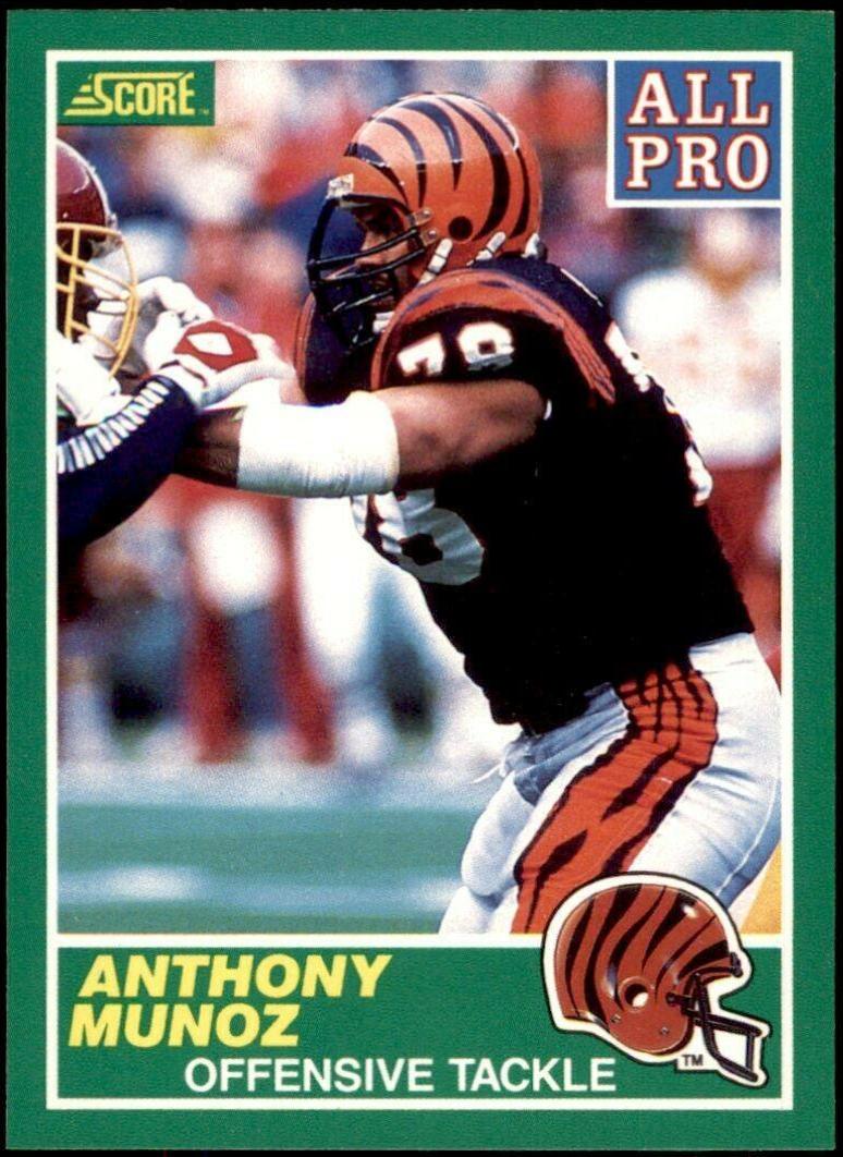 Anthony Munoz #309 1989 Panini Score Football
