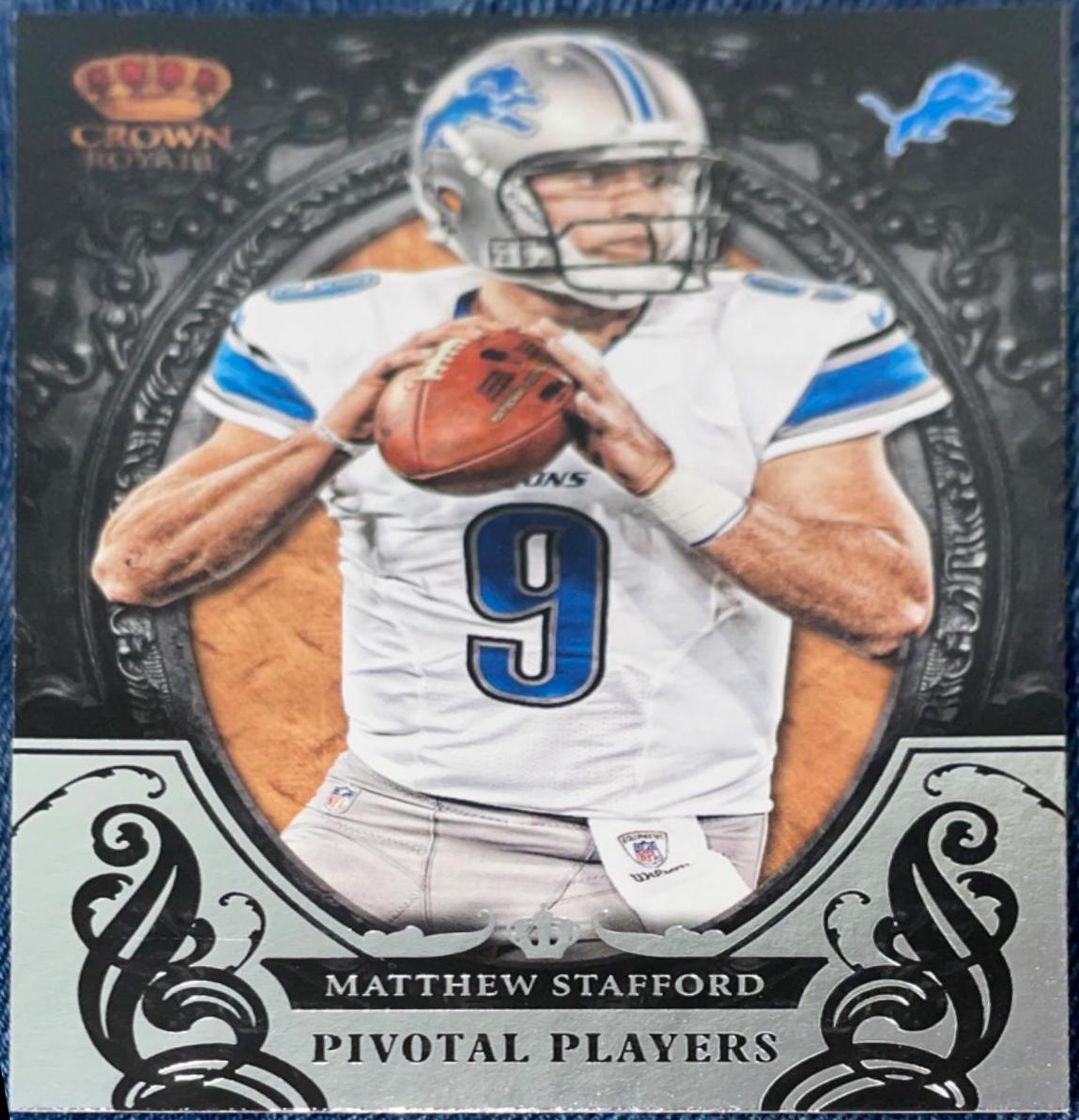 mathew stafford #15 Football Cards 2012 Panini Crown Royale Pivotal Players