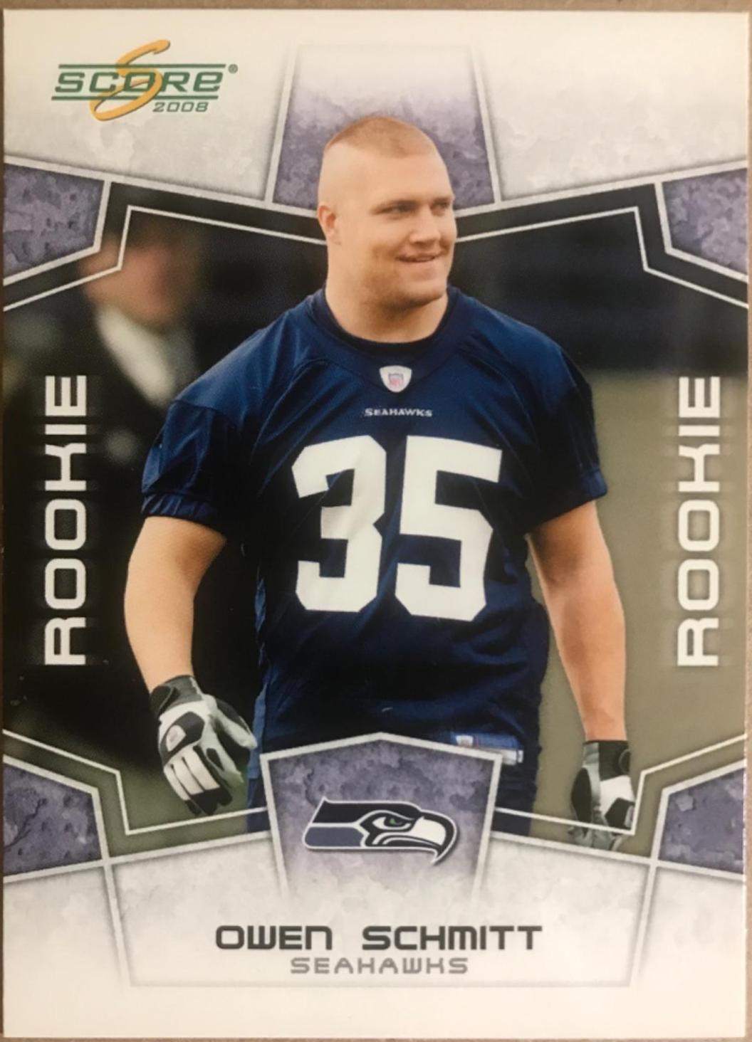 Owen Schmitt #413 Football Cards 2008 Panini Score