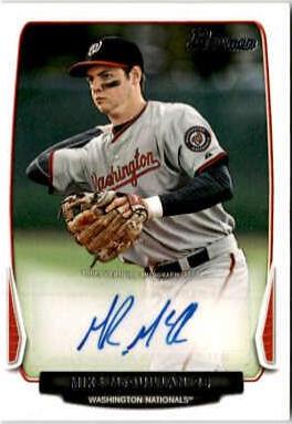 Mike McQuillan #MMQ Baseball Cards 2013 Bowman Prospect Retail Autograph