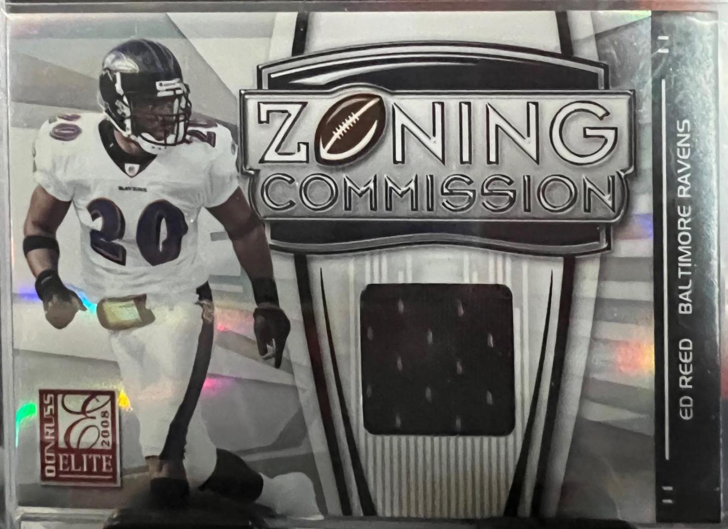 Ed Reed #ZC-23 Football Cards 2008 Panini Donruss Elite Zoning Commission