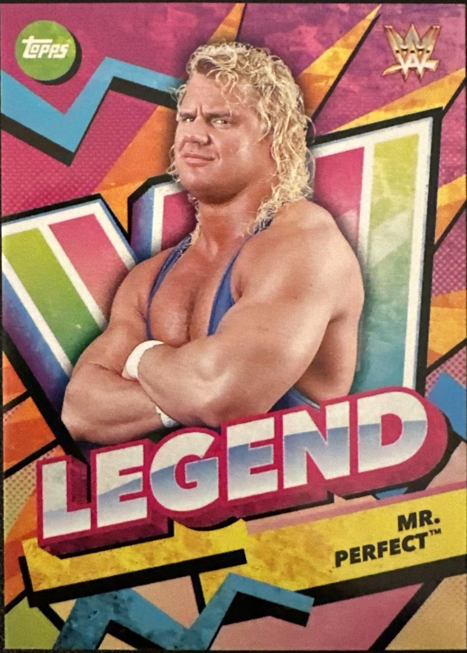 Mr. Perfect #156 Wrestling Cards 2021 Topps WWE Superstars