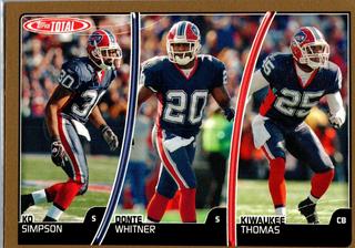 Kiwaukee Thomas, Ko Simpson, Donte Whitner