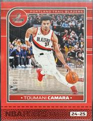 Toumani Camara [Red] #196 Basketball Cards 2024 Panini NBA Hoops Prices