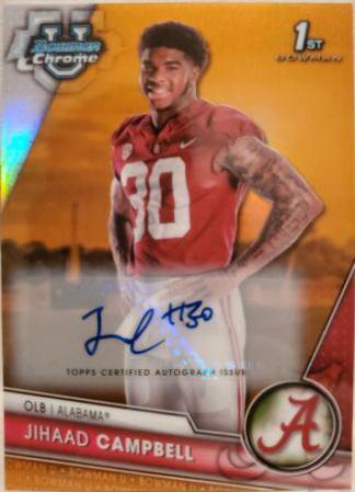 Jihaad Campbell [Autograph Orange] #86