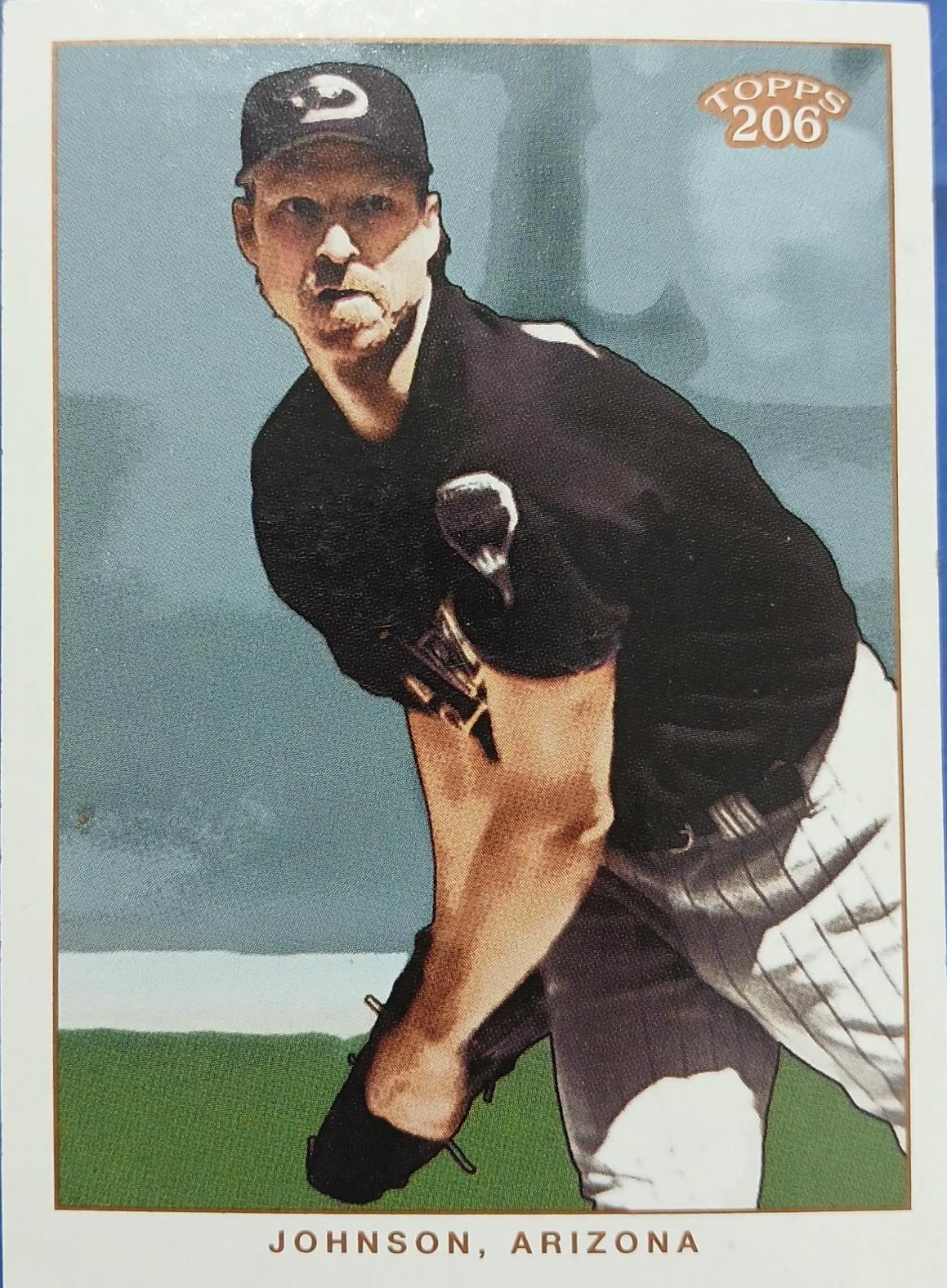 Randy Johnson #195 2002 Topps 206 Baseball