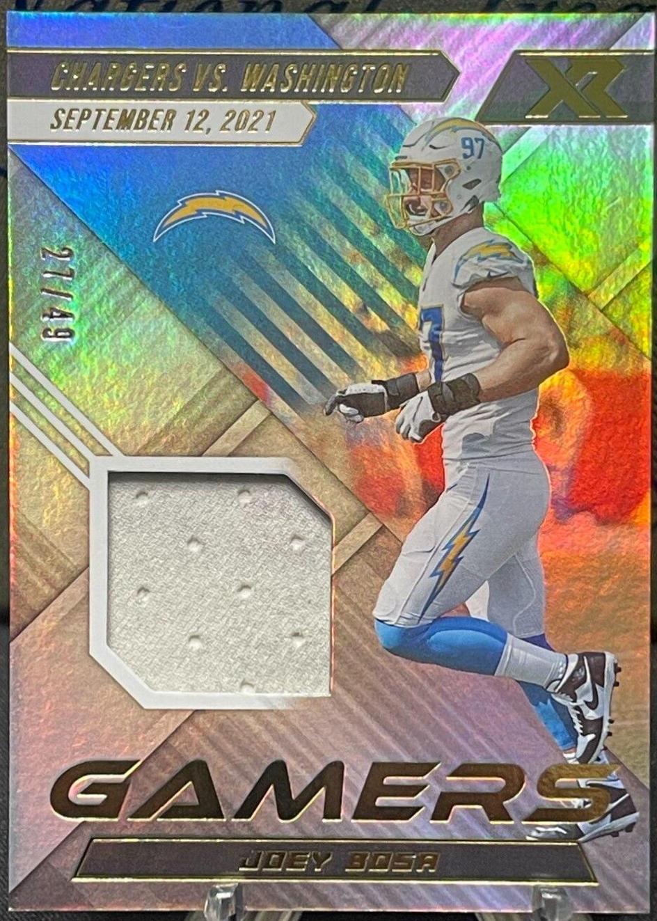 Joey Bosa #GM-JB Football Cards 2022 Panini XR Gamers