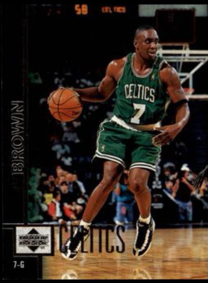 Dee Brown #7 Basketball Cards 1997 Upper Deck