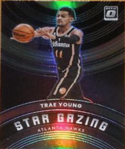 Trae Young #3 Basketball Cards 2022 Panini Donruss Optic Star Gazing