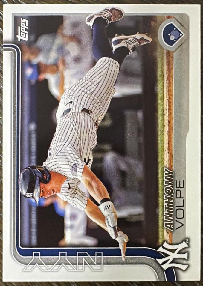 Anthony Volpe #NYY-5 2025 Topps Team Set Baseball